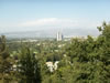 Looking across LA from the skybridge to the lower lot 