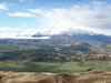 The mountains, as seen from the entrance to Skippers Canyon 