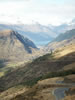 The mountains, as seen from the entrance to Skippers Canyon 
