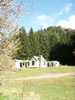 Schoolhouse at the end of the trail in Skippers Canyon 